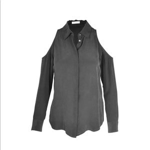 Cut out shoulder blouse